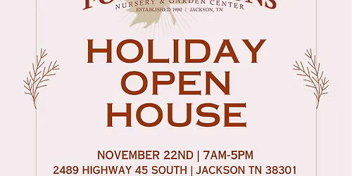 Holiday Open House\ud83c\udf84