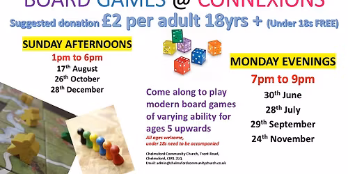 BOARD GAMES @ CONNEXIONS