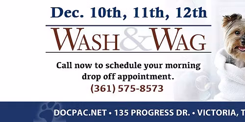 WASH & WAG (Dec. 10, 11, 12)