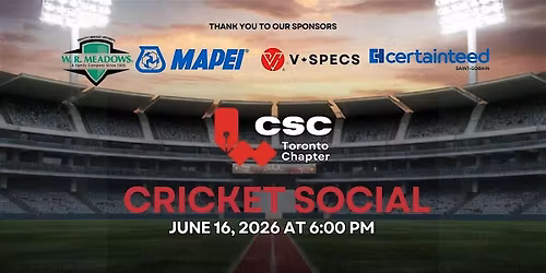 CSC Toronto Chapter Cricket Social