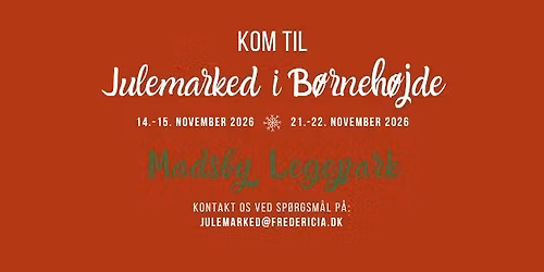 Julemarked i Madsby Legepark