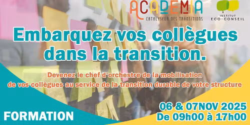 Formation: Embarquez vos coll\u00e8gues dans la transition !