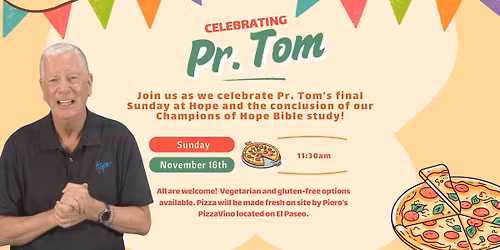 Celebrating Pr. Tom!