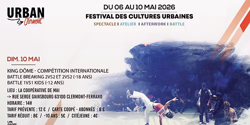 Urban Clermont 2026 | Battle King D\u00f4me