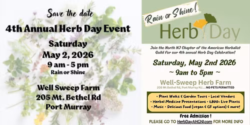 Herb Day (American Herbalists Guild of North NJ)