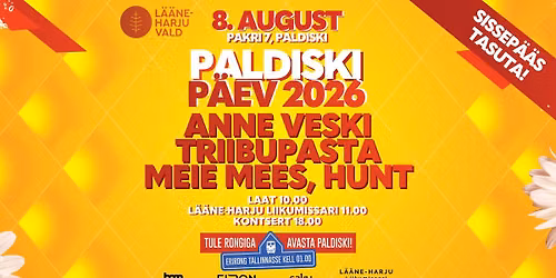 PALDISKI P\u00c4EV 2026 \ud83c\udf1e  sissep\u00e4\u00e4s tasuta! \ud83c\udf1e