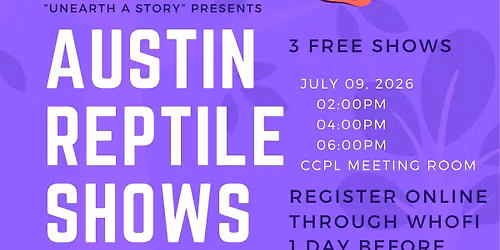 Austin Reptile Shows 2PM Performance