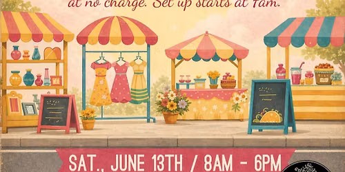 STREET MARKET event at VINTAGE SOUTH Muscle Shoals 