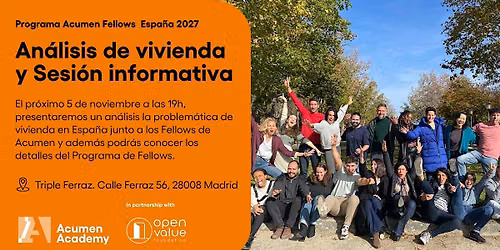 An\u00e1lisis de vivienda y jornada informativa