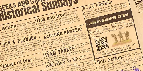 Historical Gaming Sundays