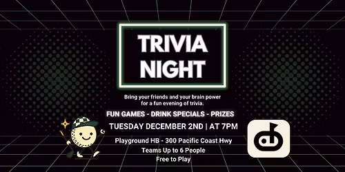 Trivia Night at Playground HB