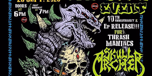 Skull Archer 10 Year Anniversary and EP Release show