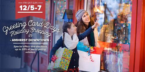 Greeting Card Days - Holiday Shopping in Downtown