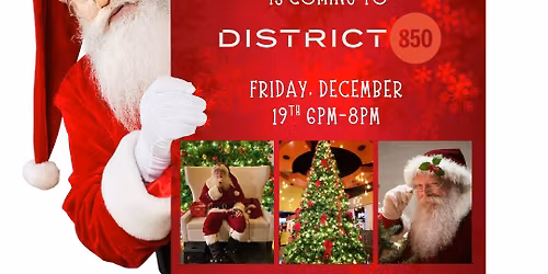Santa Claus is Coming to District 850!