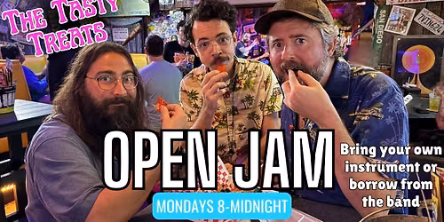 Monday Night Open Jam at Sandbar with the Tasty Treats
