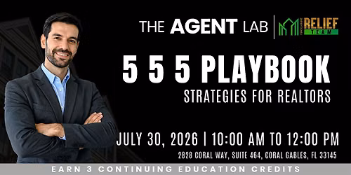 555 Playbook "Deep Dive Series" \u2013 Foreclosure Strategies for Realtors