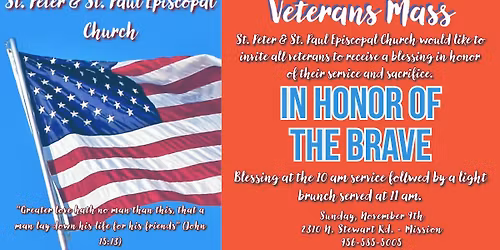 Veterans Day Mass & Blessing