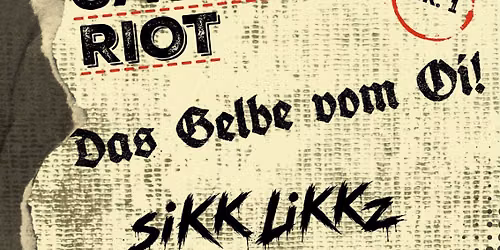 G\u00c4UBODEN RIOT - Nr.1 \/\/\/ Das Gelbe vom Oi! \u2022 siKK liKKz \u2022 NO FUTURE
