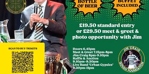 An Evening with Lisboa Lion Jim Craig hosted by Matt McGlone