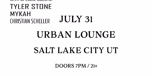 Alejandro Aranda, Tyler Stone, Mykah, Christian Scheller @ Urban Lounge