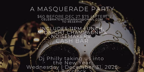 New Year's Eve Masquerade