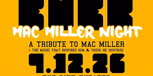 Mac Miller Night at  The Ritz Theater