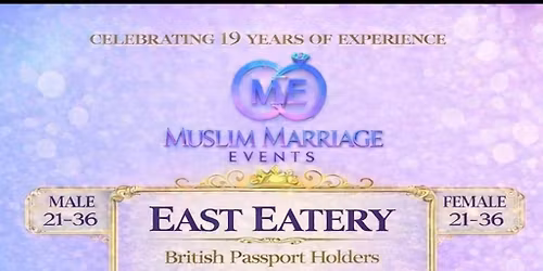Muslim Marriage Events Slough - 21-36
