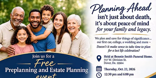 Preplanning & Estate Planning Event