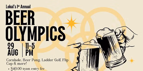 Beer Olympics at Lokal