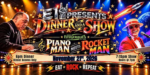 Piano Man Meets Rocket man - Billy Joel & Elton John Tribute