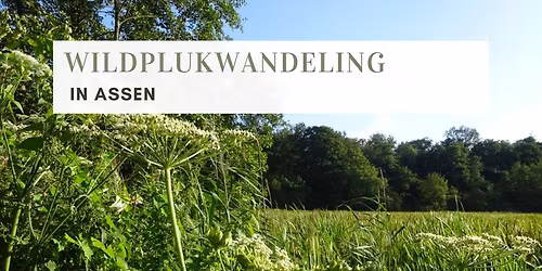 Wildplukwandeling in Assen (duurzaamheidscentrum)