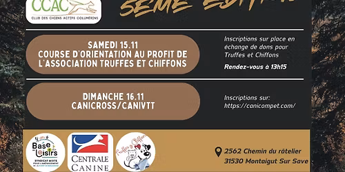 Canicross en for\u00eat de Bouconne 5\u00e8me \u00e9dition