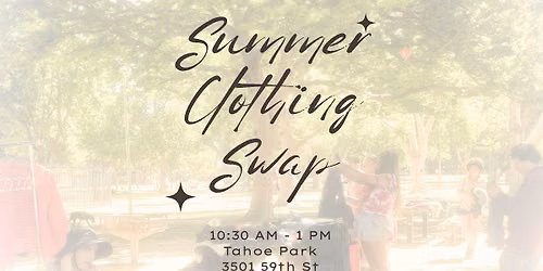 Summer Clothing Swap 2026