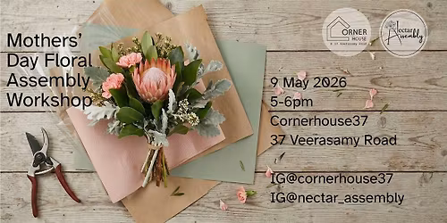 Mothers' Day Floral assembly workshop