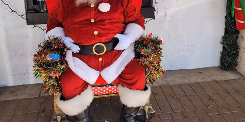 Santa at Hydrate on the Square 