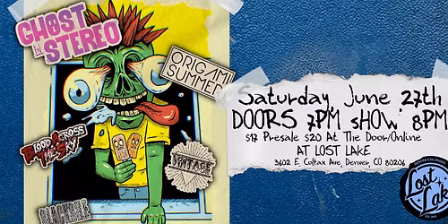 Ghost Stereo w\/ Origami Summer, Blood Across the Sky, A Vintage Future + Black Bile 