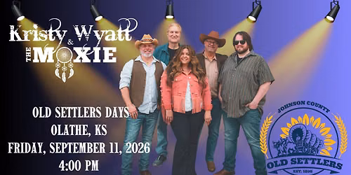 Kristy Wyatt & The Moxie at Old Settlers Days!