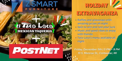 \ud83c\udf89 ZSMART x TACO LOCO x POSTNET HOLIDAY EXTRAVAGANZA \ud83c\udf89
