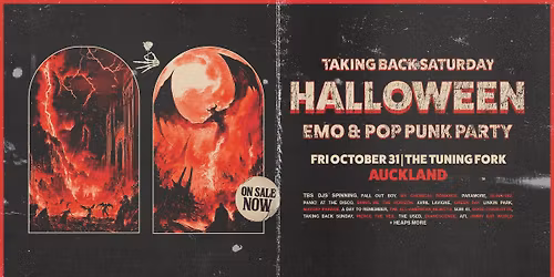 Taking Back Saturday Halloween: Emo & Pop Punk Party - Auckland