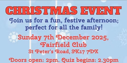 Festive Family Fun Afternoon