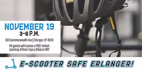 City of Erlanger E-Scooter Safety Awareness Helmet Giveaway