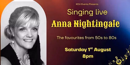 Singing live - Anna Nightingale
