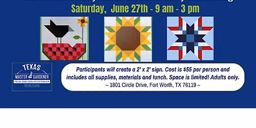 Summer Barn Quilt Class