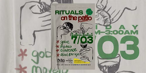 RITUALS: on the patio \u2022 July 3
