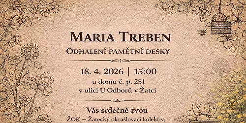 Maria Treben - odhalen\u00ed pam\u011btn\u00ed desky