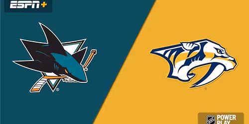 Parking Nashville Predators at San Jose Sharks