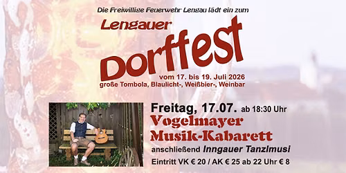 Dorffest Lengau - Vogelmayer Musik-Kabarett