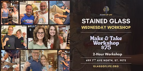 Stained Glass Make & Take Workshop | St. Pete Art Studio