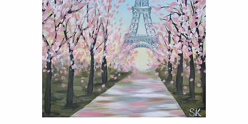 Paris in Bloom - Beginners Acrylic Painting Workshop