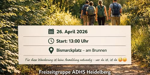 Wanderung der ADHS Freizeitgruppe